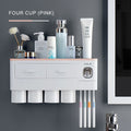 Bathroom Accessories Magnetic Adsorption Toothbrush Holder Automatic Qme CF048-3