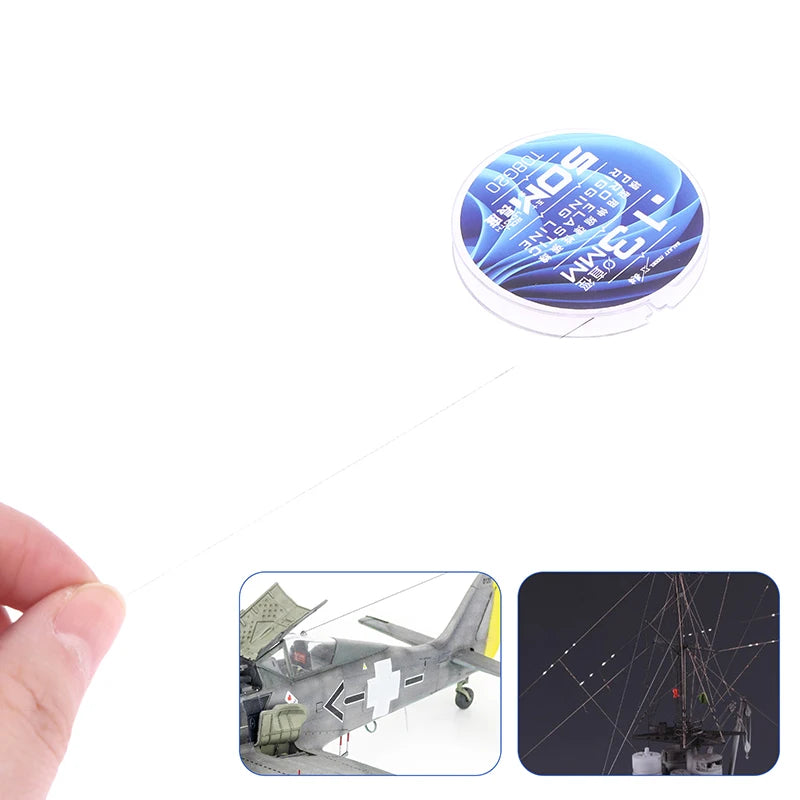 Galaxy Model Elastic Line 50M Roll Aircraft Tank Ship Making Qme
