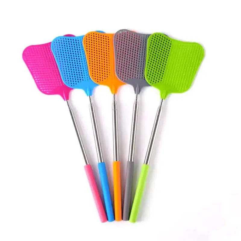 Telescopic Fly Swatters Durable Plastic Heavy Duty Flyswatter With Stainless Mosquito Repellent Tool Home Accessories Tools. Qme