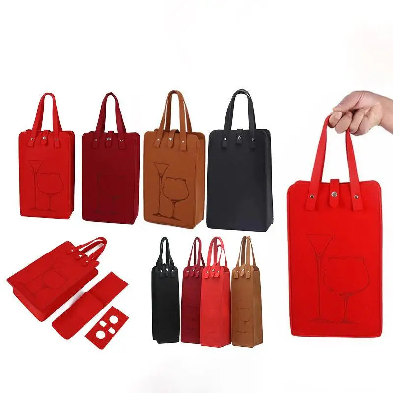 Great Load Bearing Handheld Beverage Packaging Handbag Giftwrap Qme