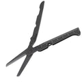 Outdoor Portable Folding Stainless Steel Multifunctional Scissors Qme Black