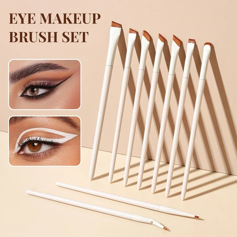 Makeup Brushes Set Upgrade Blade Eyeliner Brush Fine Oblique Head Eyebrow Brush Under The Eyes Place Precise Detail Brush Qme