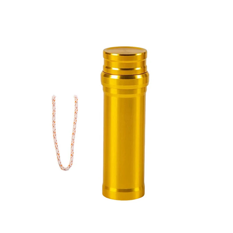 Portable Aluminum Alloy Mini Alcohol Lamp Laboratory Equipment Heating Liquid Stove Home Lighting Outdoor Garden Camping Qme Gold