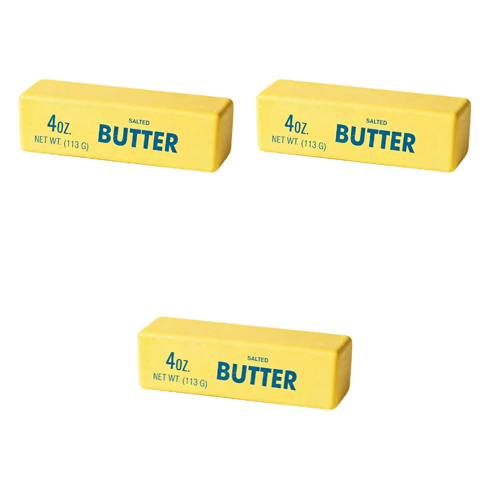 1/2/3PCS Butter Stick Squishy Fidget Toys Elastic Cheese Stick Funny Squeeze Prank Toy Stress Anxiety Relief Game Qme 3PCS