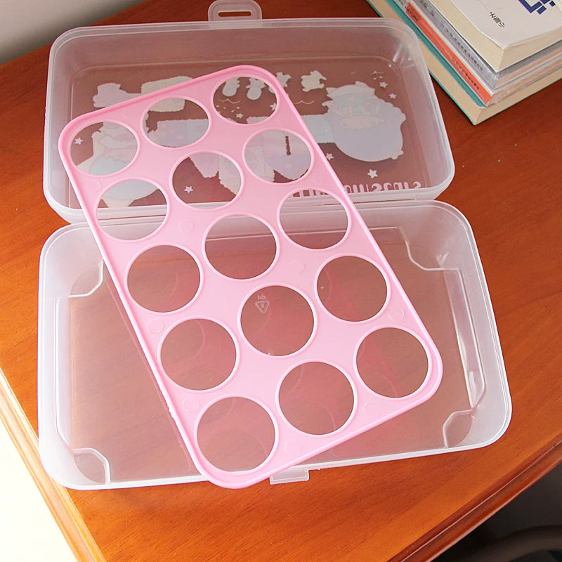 Hello Kitty Food-Grade Storage Containers Egg Cartons Refrigerator and Kitchen Storage Containers Egg Organizers Qme