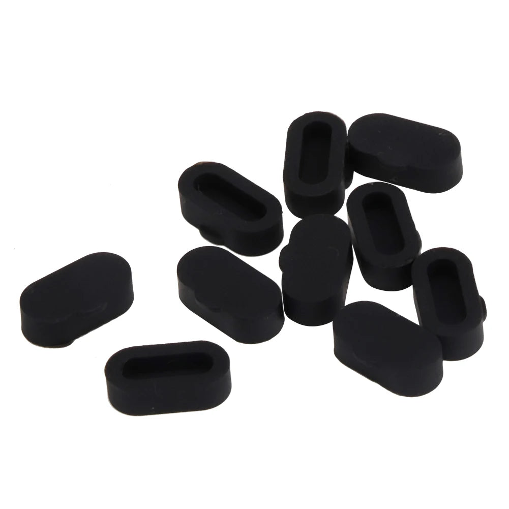 /set Silicone Anti Dust Plug Covers Protector Fit for Garmin Fenix5 5S 5X Smart Watch (Black) Anti Dust Covers Qme