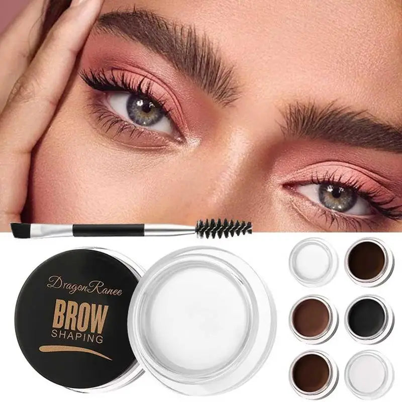 Long Lasting Eyebrow Shaping Wax Clear Styling Glue Brush Women Qme