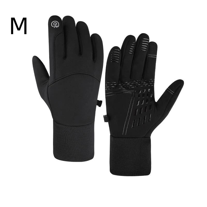 1Pair Winter Gloves Men Women-waterproof Thermal Glove Cold Weather Qme 1