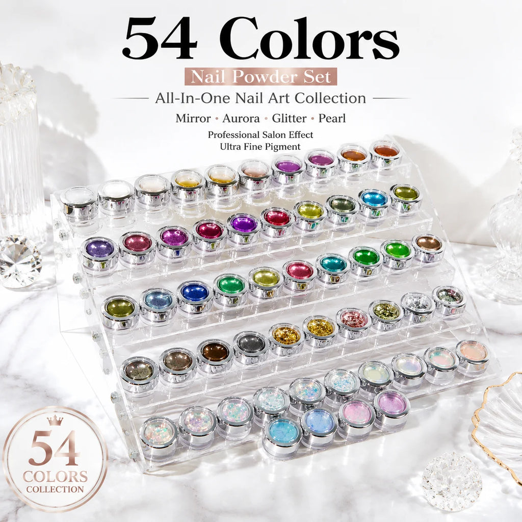70-color Opal Pink Nail Art Includes Swatches Storage Box It Offers Qme