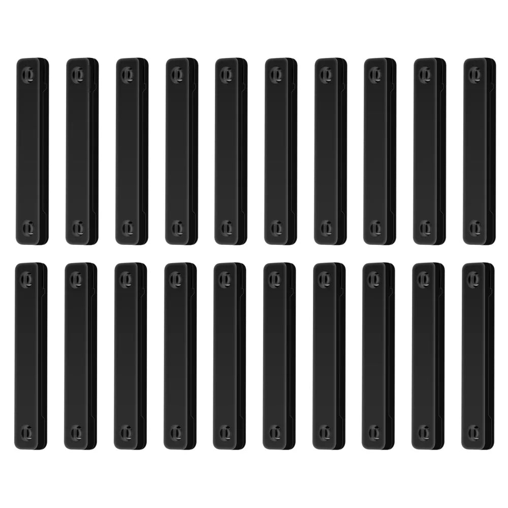New Magnetic Window Screen Clip Prevention Insect Door Window Screen Netting Fixation Buckle Free-Drilling Installation Clip Qme Black 20pcs