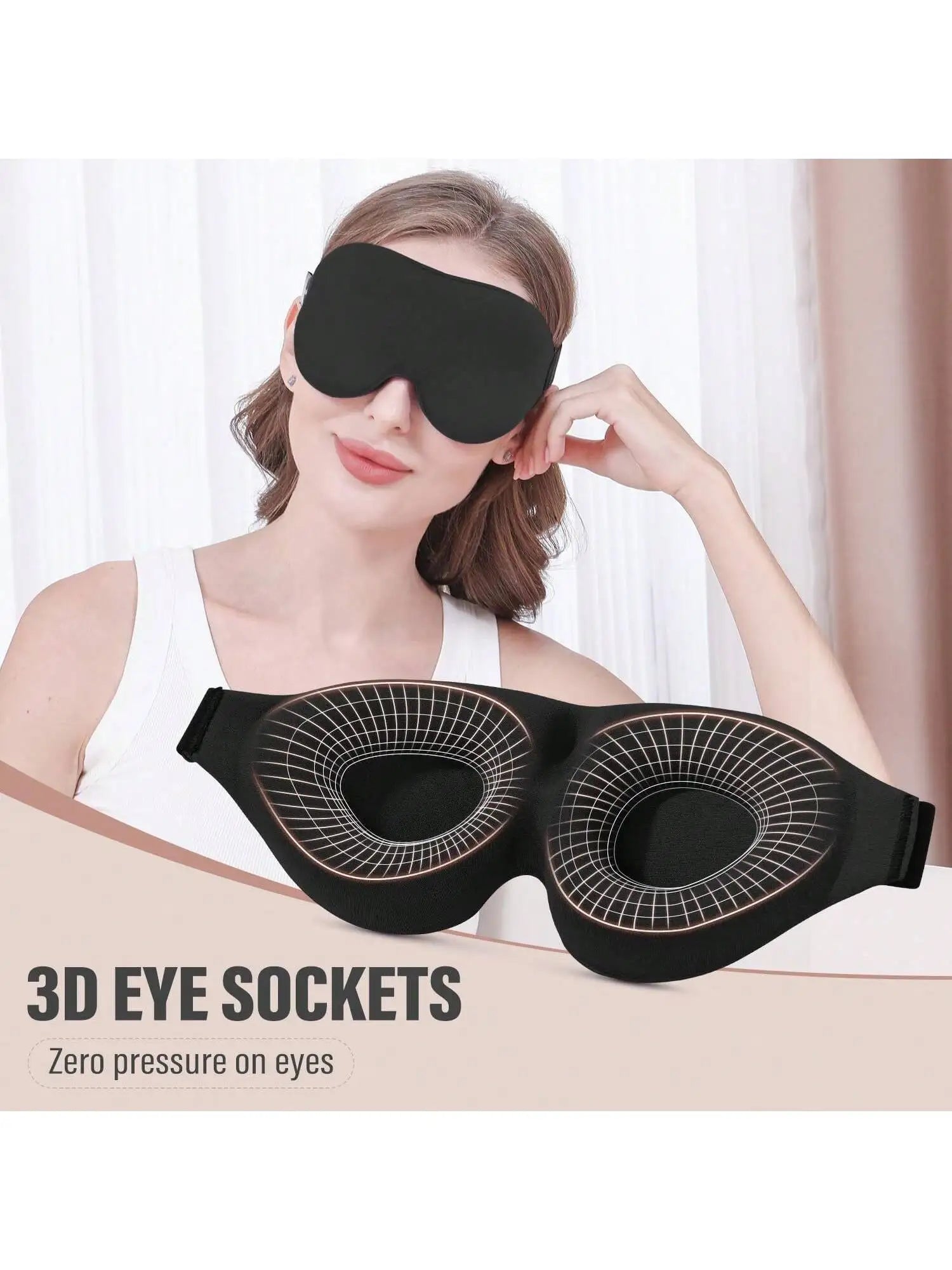 Lightweight Breathable Eye Mask No Sensitivity Shading Pressure Eyes Qme