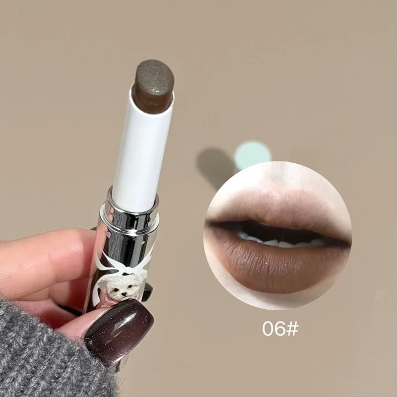 Art Value Velvet Cute Lipstick Matte Soft Mist Colorful Lip Stain Long Lasting Nude Red Lip Tint Pen Nourishing Makeup 6 Colors Qme 06