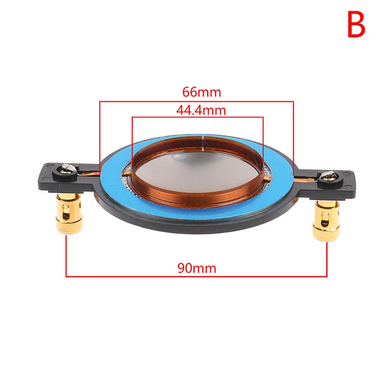 34 4 44 51 3 72 2 74 5 Core Tweeter Voice Coil Membrane Titanium Film Qme 44.4mm