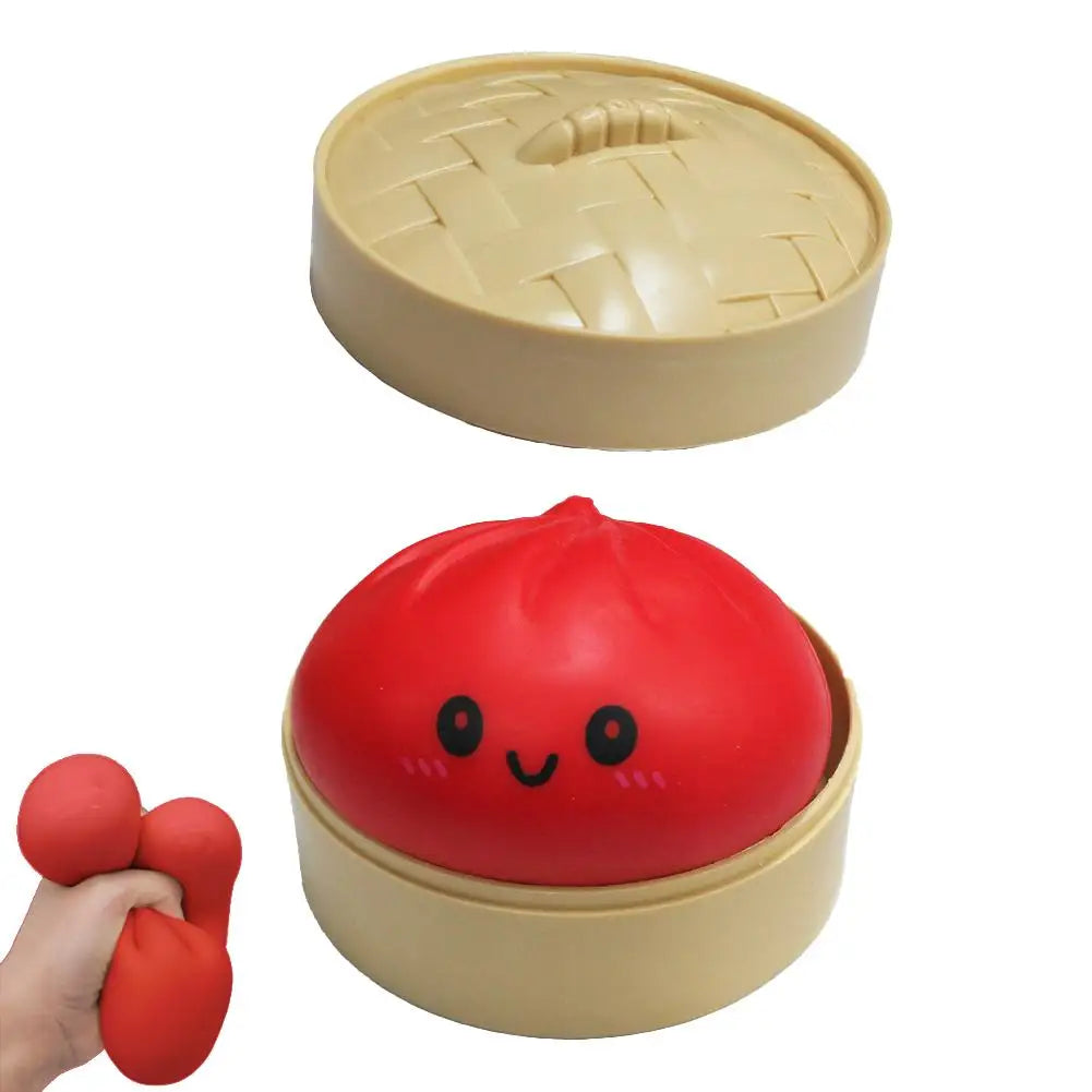 Realistic Giant Steamed Bun Squeezable Toy Simulation Food Squishies Qme E