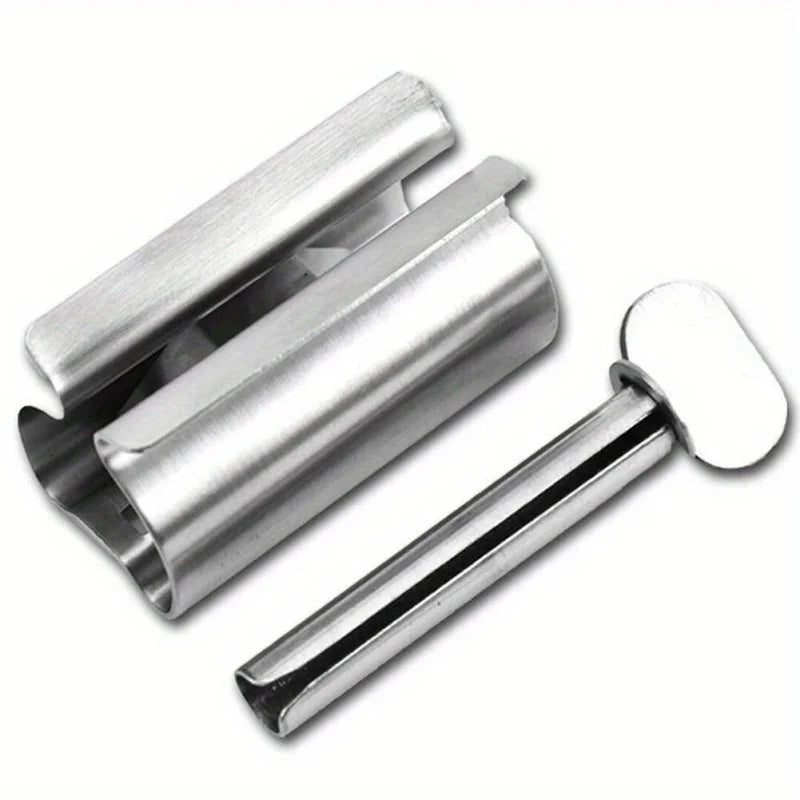 Stainless Steel Toothpaste Squeezer, Metal Tube Roller For Toothpaste, Cream, Cosmetics, Bathroom Tool Qme
