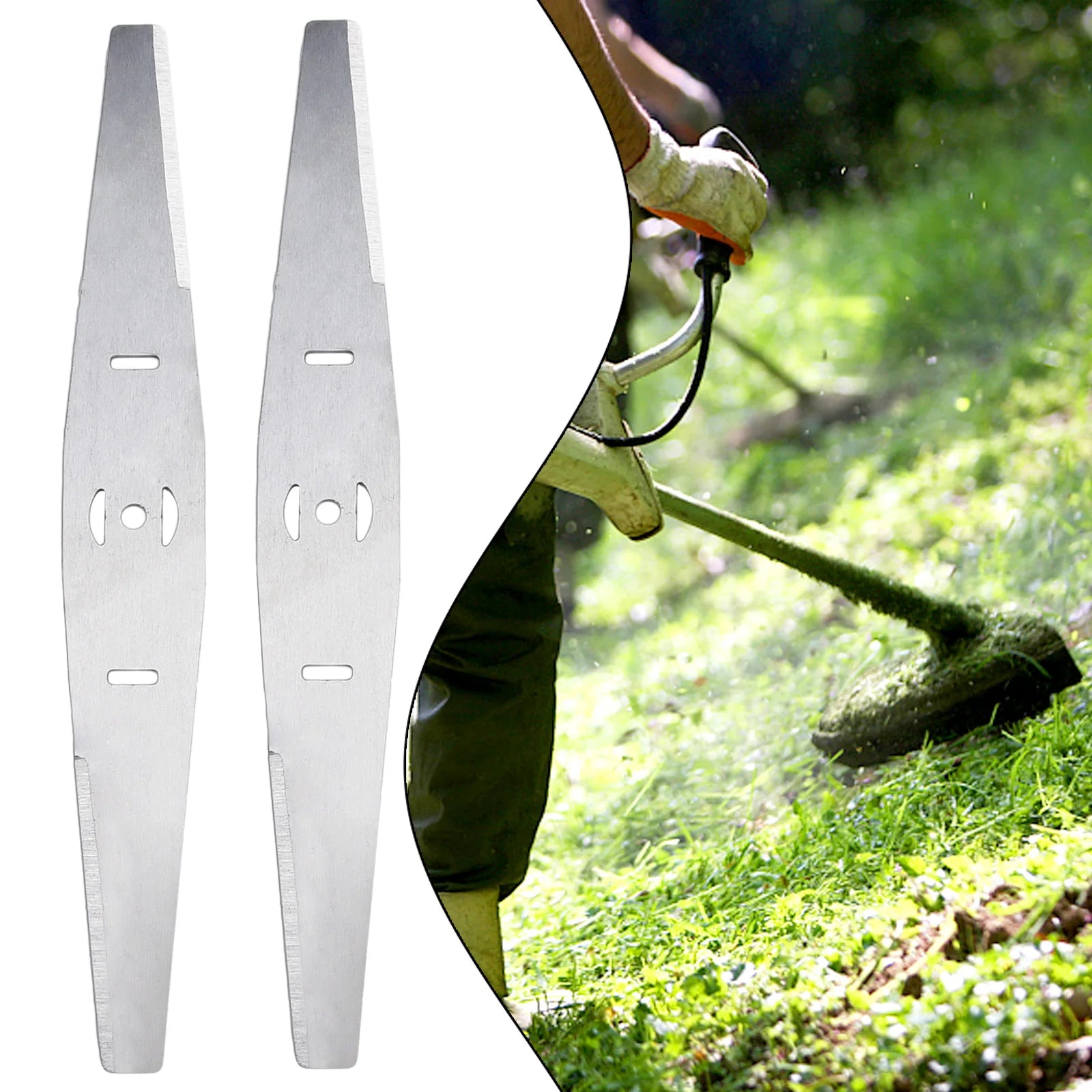 Lawn Mower Parts Saw Blade 250mm/10inch 2pcs 2x Accessories Animal Husbandry Metal Grass Wasteland Reclamation Qme