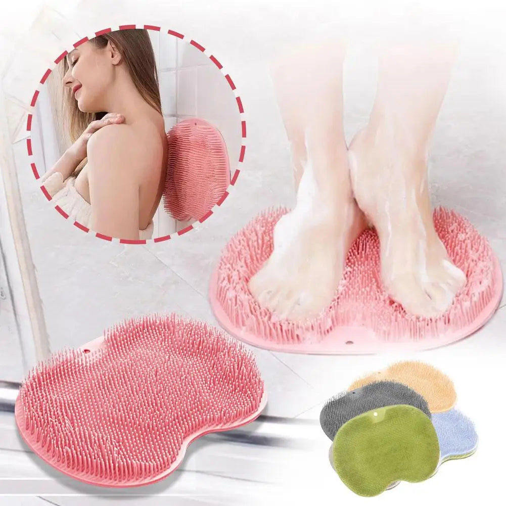 Foot Rubbing Back Rubbing Artifact Bathroom Massage Bath To Remove Dead Skin Feet Dirt Wash Silicone Bathtub Non-Slip Bath Mats Qme