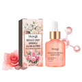 Rose Serum Hydration Shrink Pore Oil Control Anti Aging Brightening Rejuvenation Improve Dryness Vitamin C Firming Essence Qme 30ml Boxed