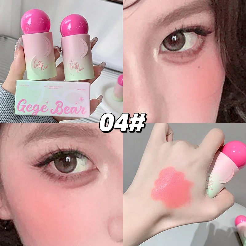 Gege Bear Light Blush Liquid Moisturizing Mirror Vitality Whitening Qme GX1363-4