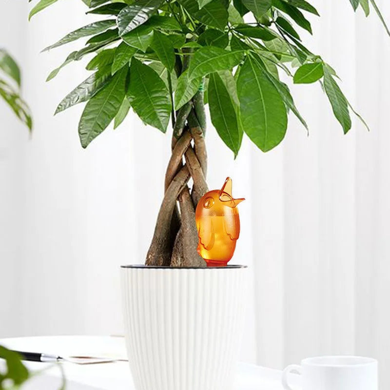 1Pcs Automatic Watering Device Lazy Self-Water Drip Irrigation Indoor Flower Plant Spike Dripper Garden Watering Tools Cute Bird Qme