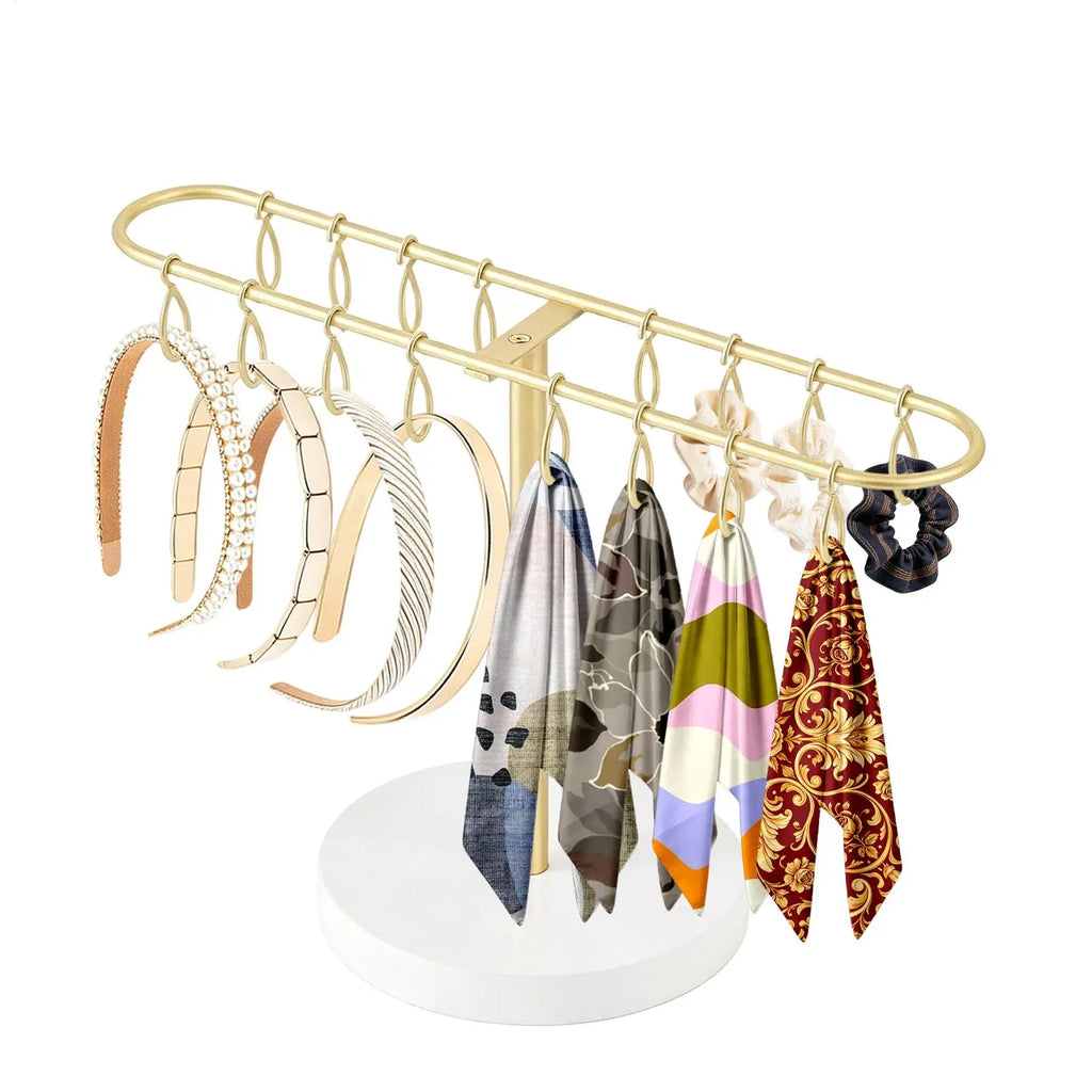 Hair Clip Organizer Multi-functional Headband Storage Rack Metal Qme