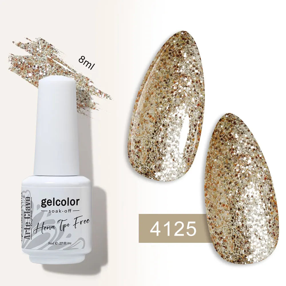 Arte Clavo Semi-permanent Gel Nail Varnish 180 Colors Semipermanent