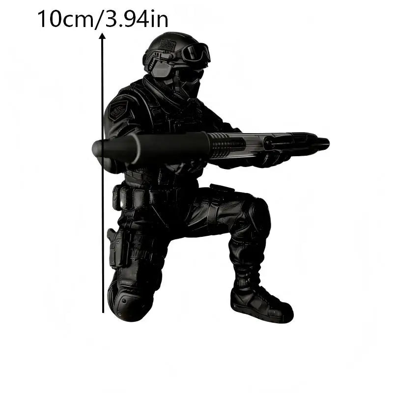 Desktop Organizer Soldier Pen Holder Creative 3D Printed Figure Qme One size