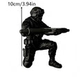 Desktop Organizer Soldier Pen Holder Creative 3D Printed Figure Qme One size
