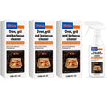 Ovens Grill Cleaning Spray Removing Burnt‑on Food Dissolving Grease No‑scrub Barbecue Baking Trays Cleaner Heavy‑duty Degreaser Qme 3 x 120ML Boxed