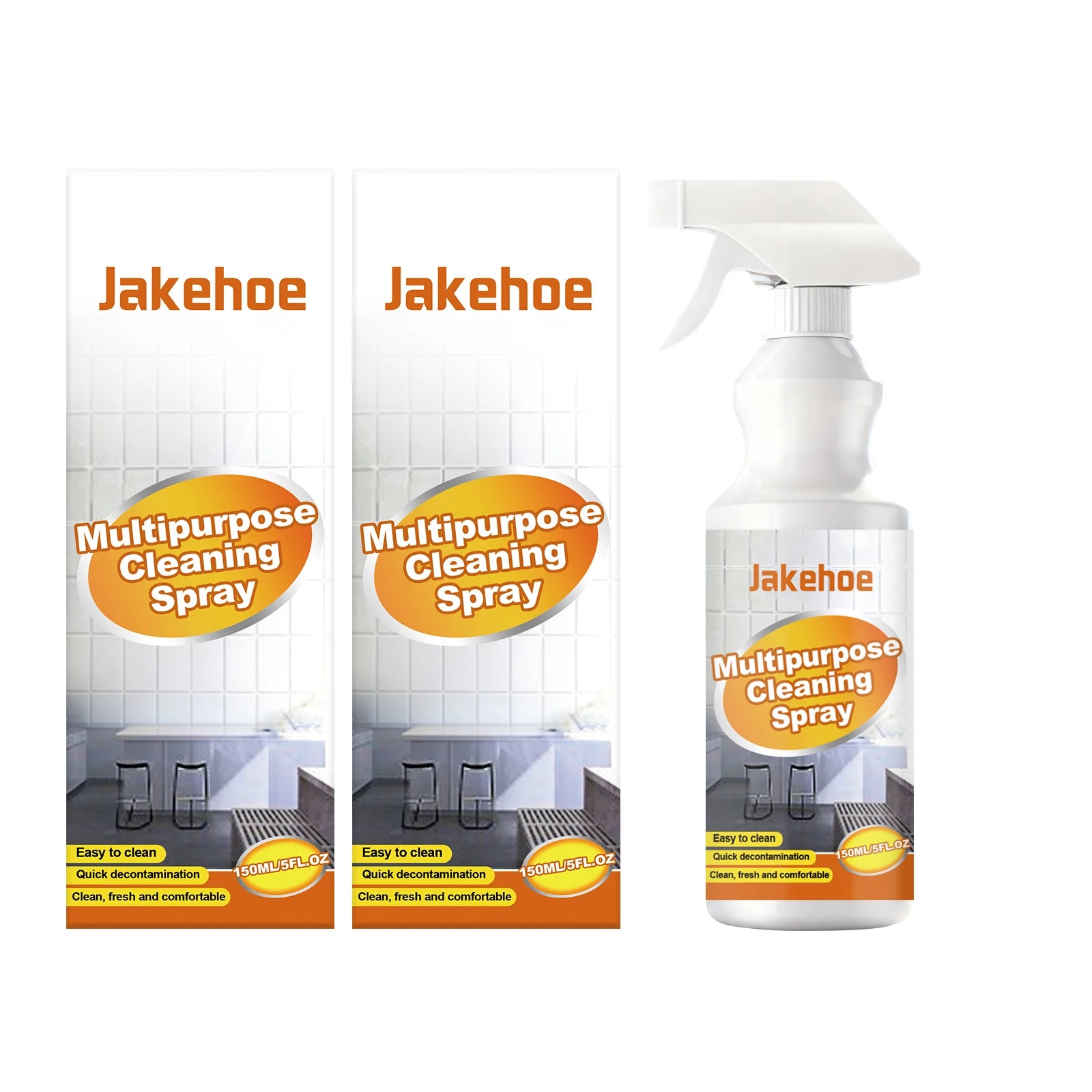 Multipurpose Cleaning Spray Removing Oil Stains & Dirt Restore Luster Polishing Quick Decontamination Ovens Cleaning Foam Spray Qme 2 x 150ml Boxed