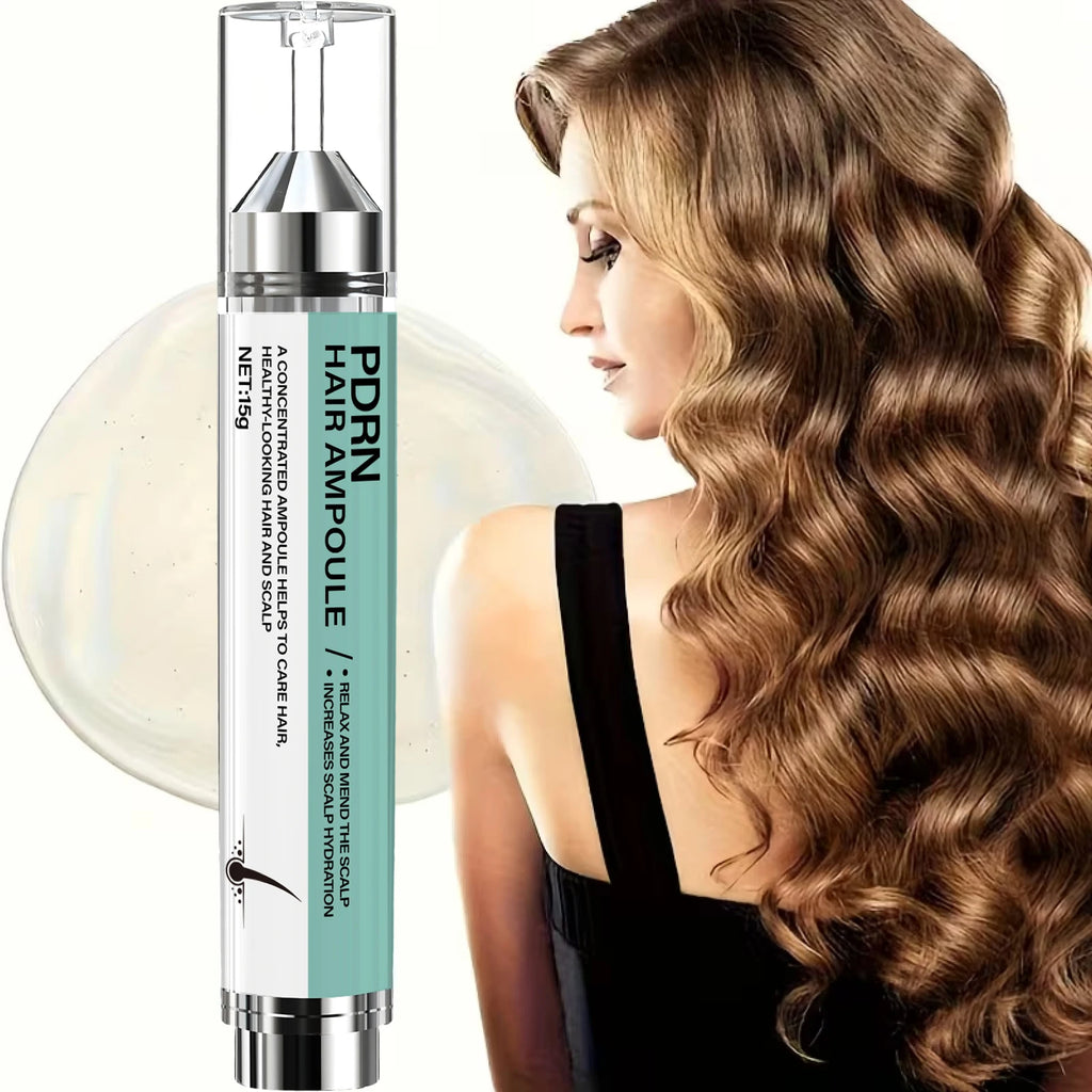 Hair Ampoule with Keratin & Biotin, Deeply Moisturizes & Repairs Hair, Increases Scalp Hydration for Healthy-Looking Hair. Qme