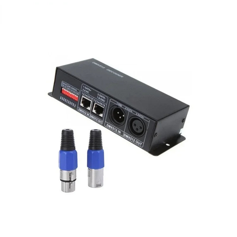 3-channel DMX512 Decoder LED Controller RGB Stage Light Project DMX512 Master Qme Default Title