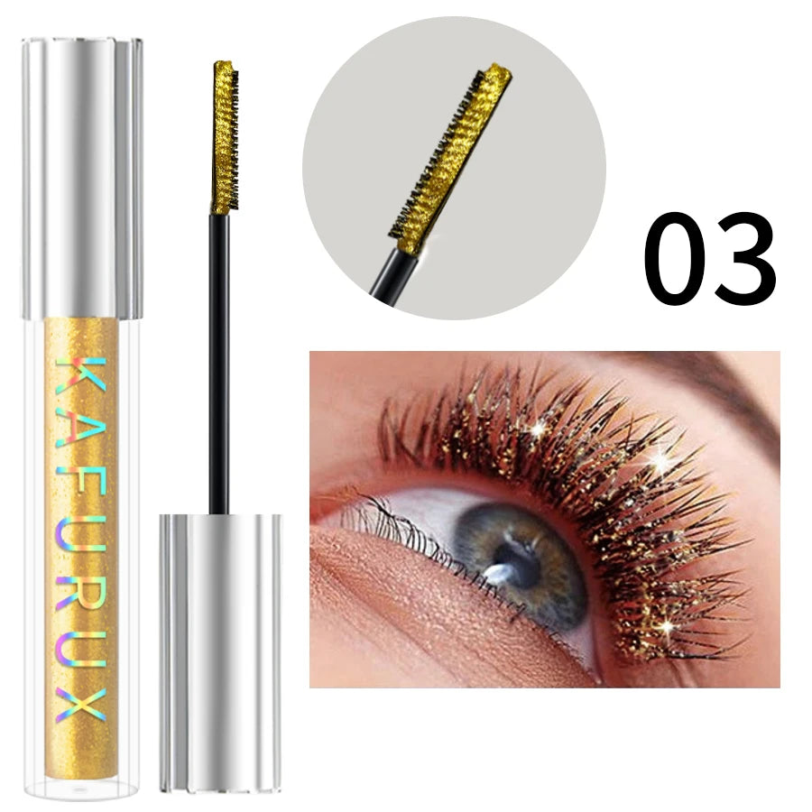 Diamond Mascara Shining Sweet Proof Glitter Eyelashes Quick Dry Qme 03