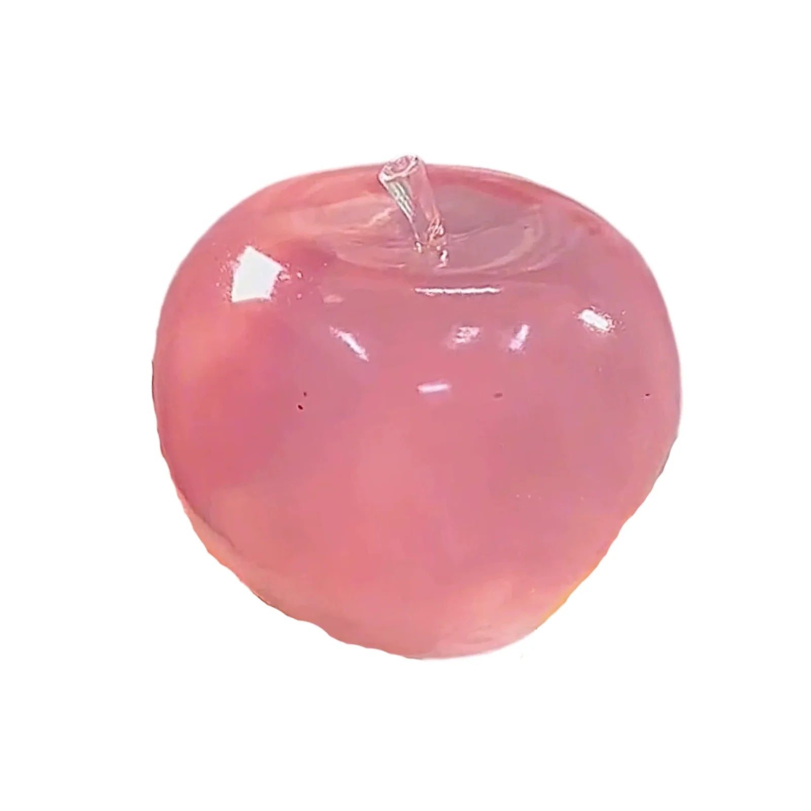 Clear Green Apple Pink Maltose Fun Toys Anti Stress Sensory Simulated Fruit Slow-rebound Fidgets Toy Party Decoration Qme Pink 1 One Size