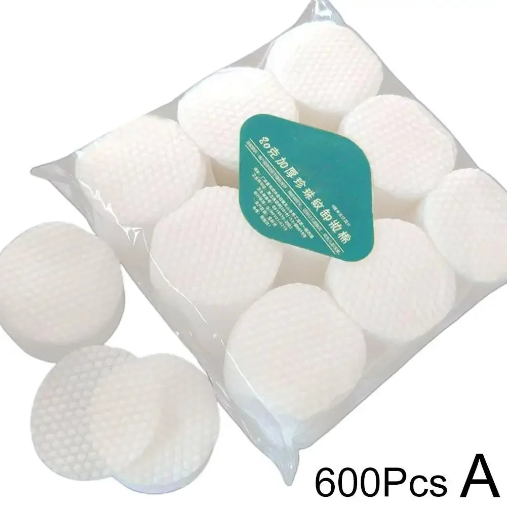 High End Pearl Grain Cotton Pads Makeup Remover Special Cotton Beauty Pads Face Section Wipers Boxed Salon Thick Of Pack La V7K7 Qme A CN