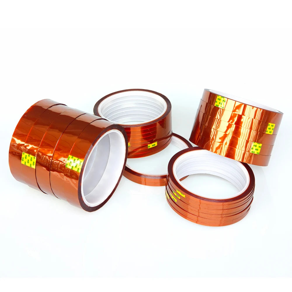 Thermal Insulation Tape High Temperature Heat BGA Tape Polyimide Adhesive Insulating Adhesive Tape 3D printing Board Protection Qme