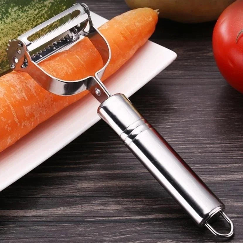 High Quality Stainless Steel Potato Cucumber Carrot Grater Julienne Peeler Vegetables Fruit Peeler Vegetable Slicer Qme