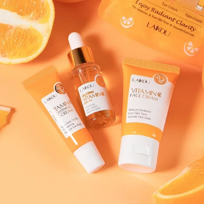 LAIKOU Vitamin C Facial Hydrating Moisturizing Whitening Brightening Qme