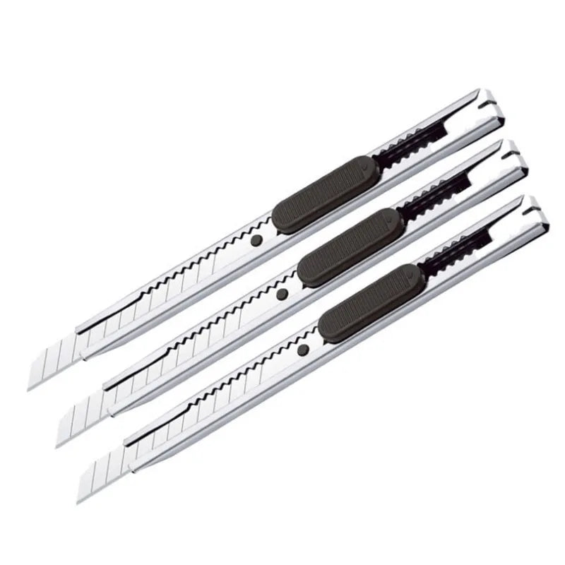 30 60Degree Retractable Box Cutter Blade Utility Knife Carbon Steel Qme