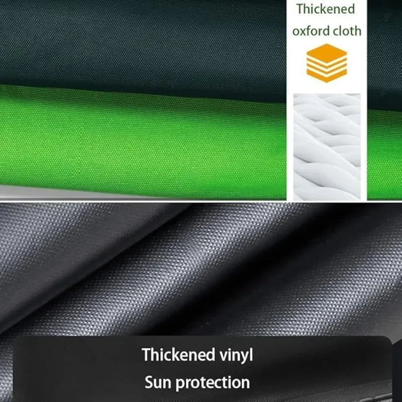 Fishing Umbrella Heavy Duty Wind UV Protection with Tilt & Sun Shade Portable for Picnic Sport Outdoor Garden Patio Black Coated Qme