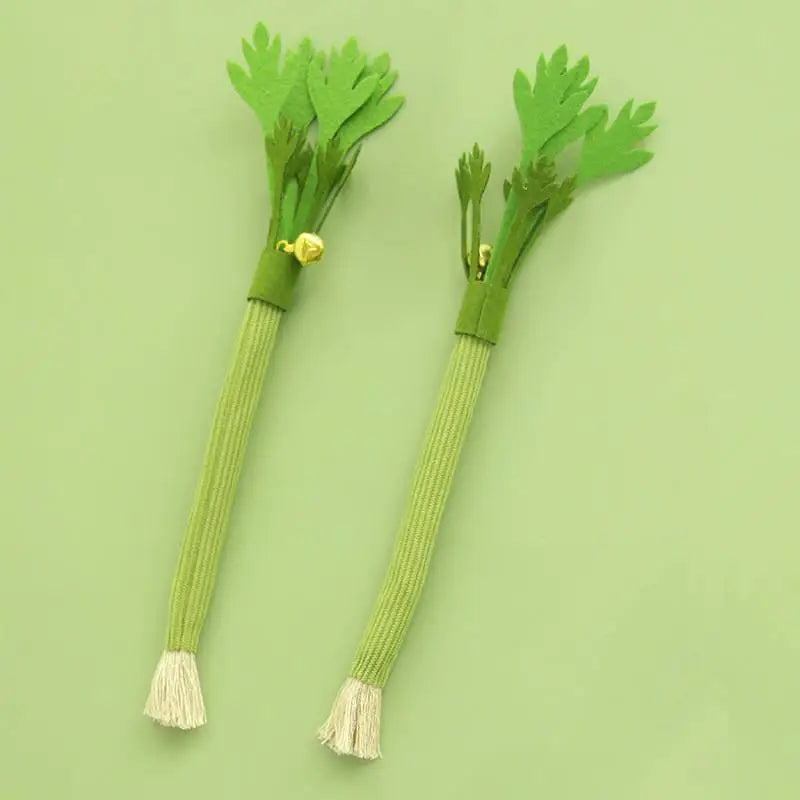 Self Playing Catnip Molar Stick Toys Bite Squeaky Cat Toy Chew Teeth Qme