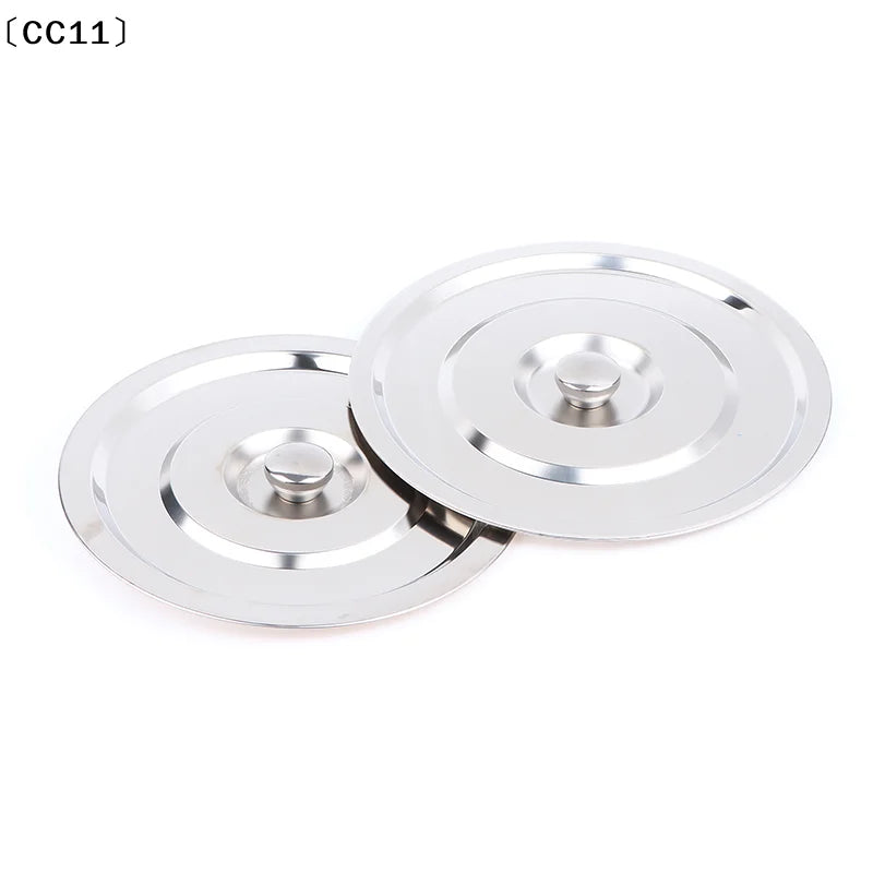 28 30 Silver Round Pot Lid Kitchen Thicken Stainless Steel Saucepan Qme