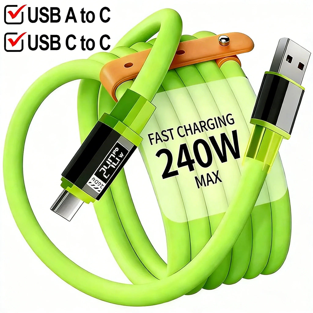 USB C 240W PD Data Cable Mobile Phone Fast Charge USB Cord Quick Charging Wire for iPhone HUAWEI HONOR Xiaomi USB PD to PD cable Qme