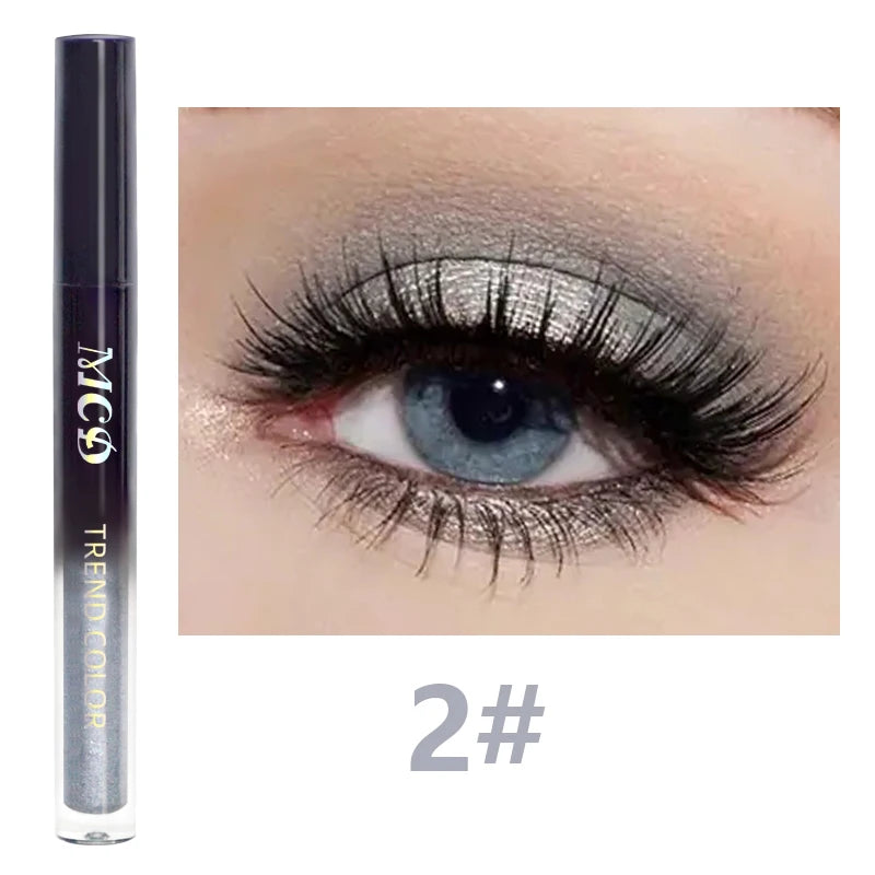 13-Shade Waterproof Liquid Eyeshadow Palette Shine Long-lasting Qme 2