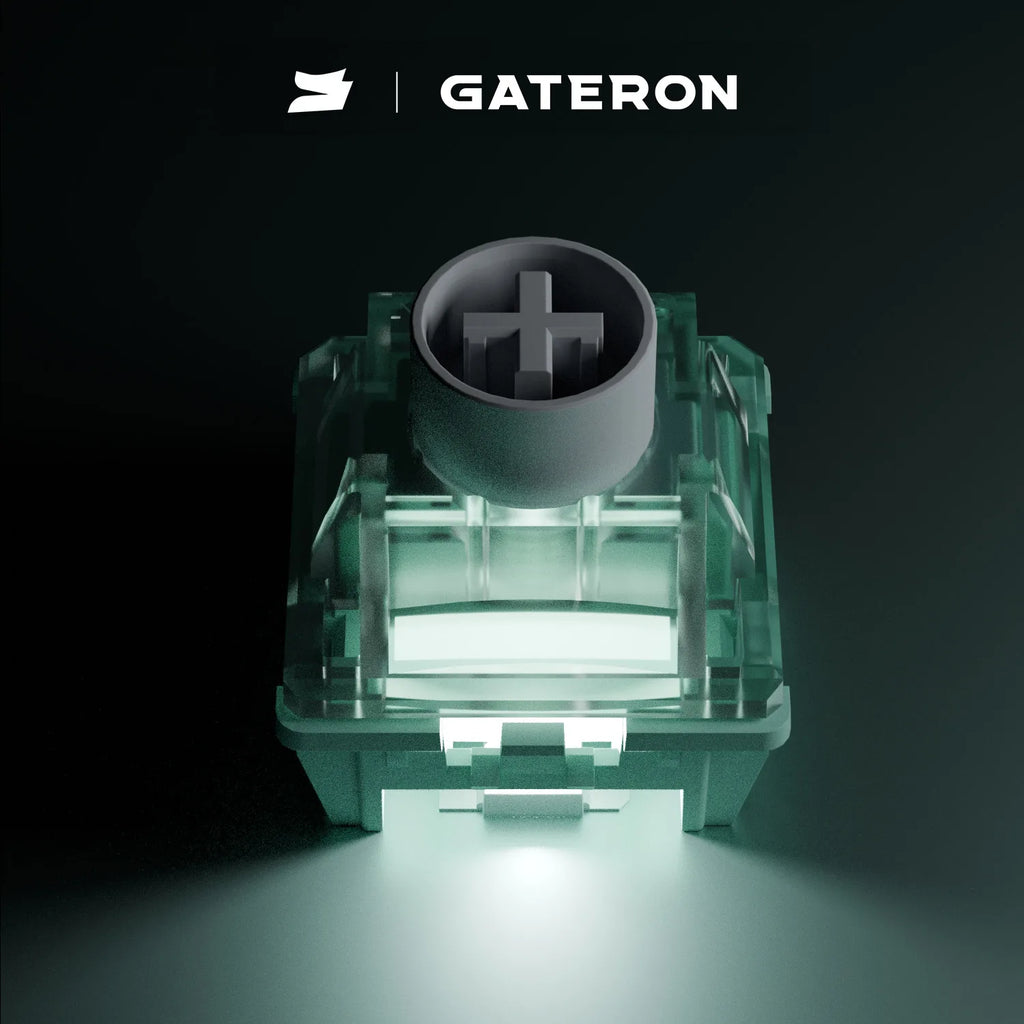 GATERON Magnetic Jade Ultra Switch Linear Freely Setting Rre-Travel HE Hall Sensor Effect for Magnetic Keyboard Gaming Office Qme 61pcs