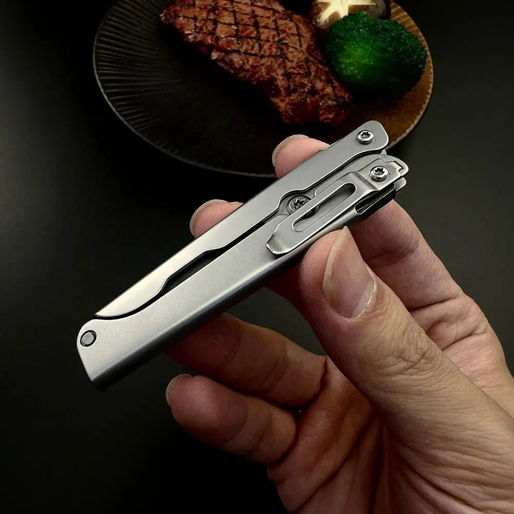 Outdoor Portable Folding Stainless Steel Multifunctional Scissors Qme