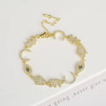 8 Style New Design Hot Sale Zirconia Lips Animal Butterfly Alphabet Combination Bracelet Luxury for Women Party Jewelry Gift Qme 9