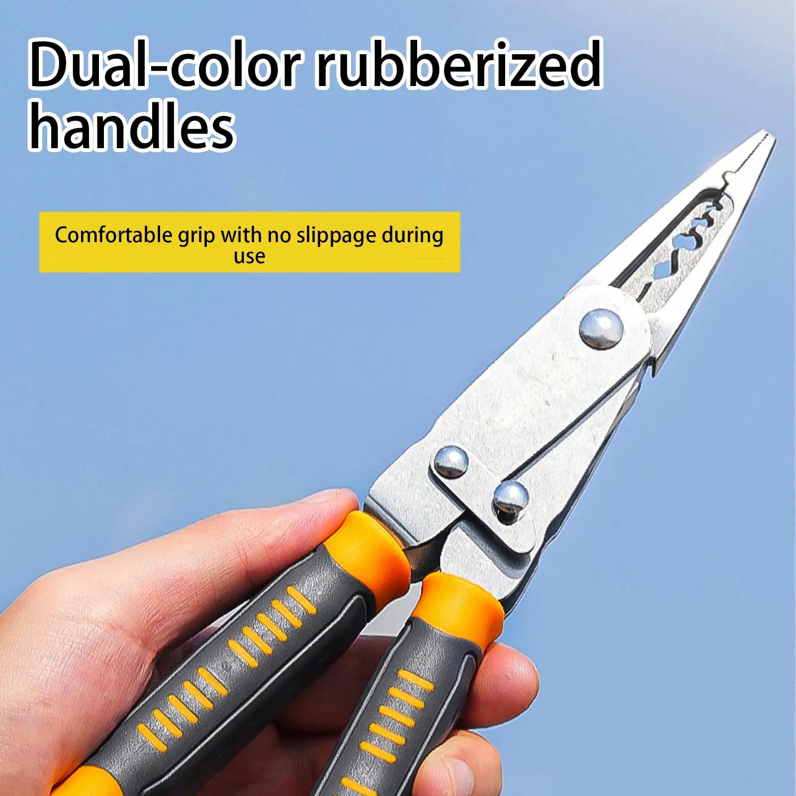 Electric Wire Stripper 2-in-1 Shears Tool Cutting Nipper Electrical Qme