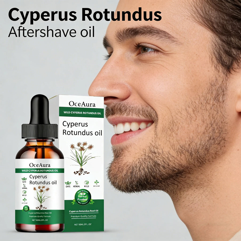 Cyperus Rotundus Oil for Hair Removal Skin Care Serum Soothe Dry Tight Redness Tighten Pores Reduce Hair Growth Delay Essence Qme