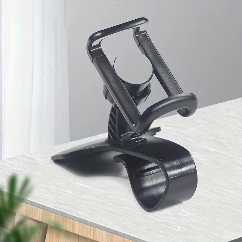 Car Phone Holder Easy Clip Mount Stand Panel Dashboard GPS Navigation Multi-Functional Bracket Holder For IPhone Xiaomi Qme